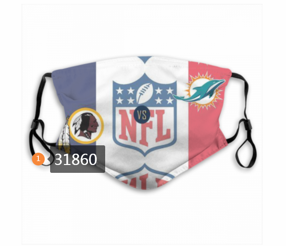 NFL Miami Dolphins 922020 Dust mask with filter